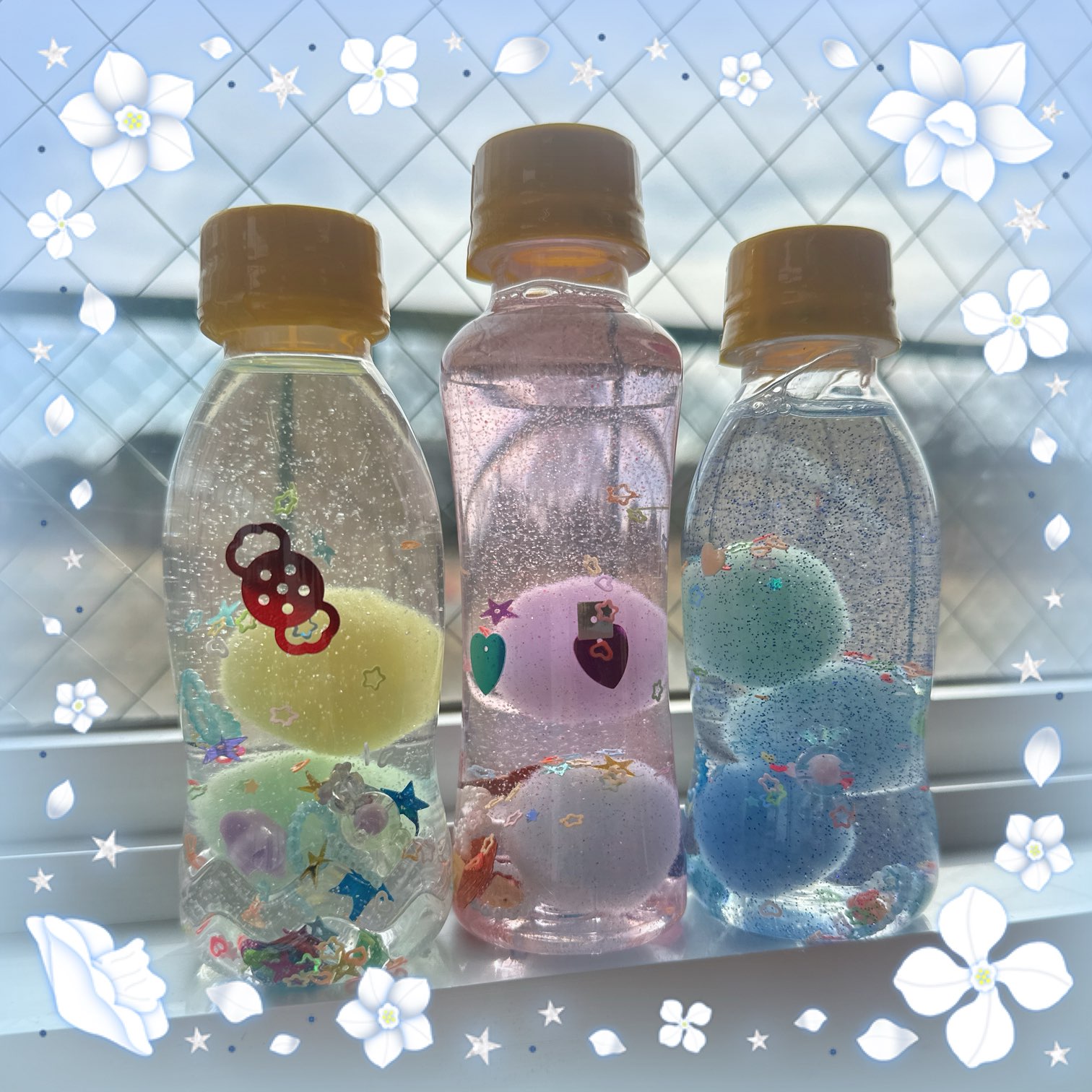 🐣キラキラボトル作り✨✨